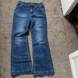 Old Navy Dark Blue Flare Jeans